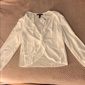 White long sleeve blouse